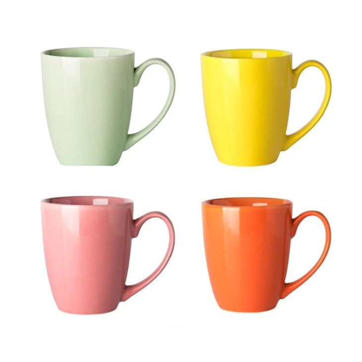 Colored ceramic coffee mugs 3