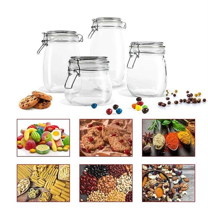 Glass jar with lid (2)