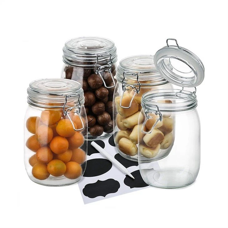 Glass jar with lid (3)