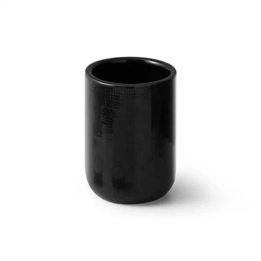 13,5 oz matirana črna kozarca za sveče