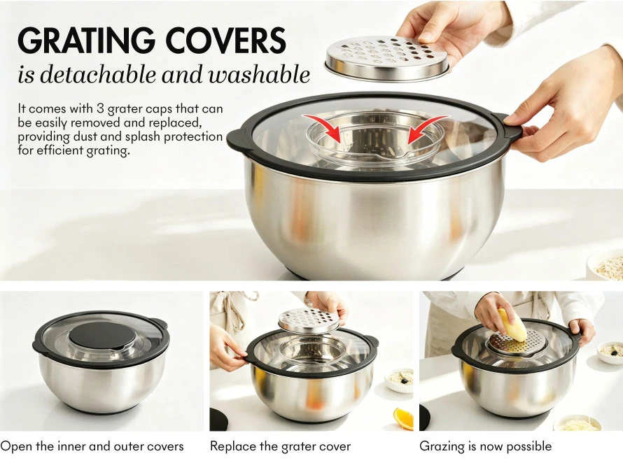 mixing bowl with grater 5