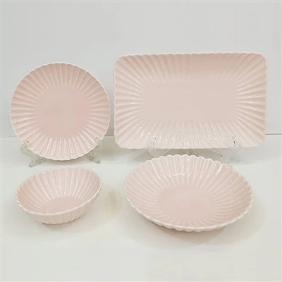 Set roza posode